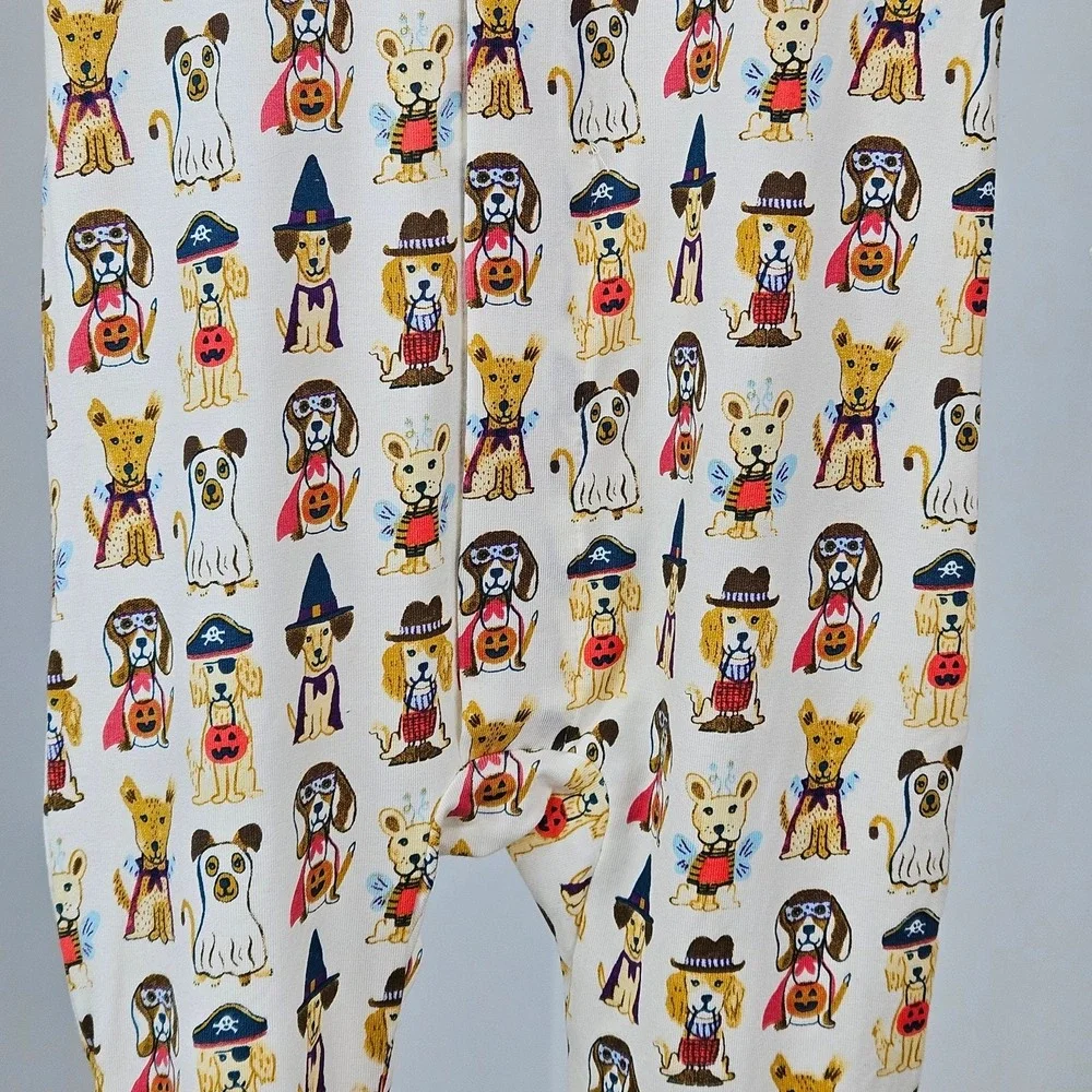 Magnetic Me Tricks or Treats Halloween Modal One Piece Footie 3-6M Dogs NEW